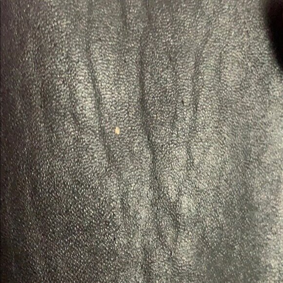 Fourteen Zero Womens Genuine Leather Black Fitted Jacket M Button Front - Picture 9 of 9